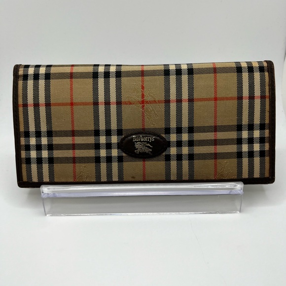 EUC Burberry Nova Check Long Wallet - Picture 1 of 12